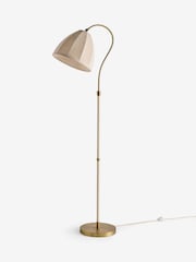 Nina Campbell Brass Curved Dome Floor Light - Image 6 of 6