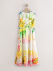 Impresión múltiple - Tie Side Midi Summer Dress - Imagen 5 de 7