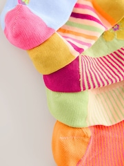 Multi Cotton Rich Parrot/ Flower Ankle Socks 5 Pack - Image 2 of 3