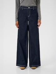 CULTURE Blue CUbobbie Wide Leg Jeans - Image 1 of 7