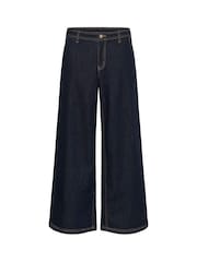 CULTURE Blue CUbobbie Wide Leg Jeans - Image 6 of 7