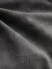 Dark Grey Straight Fit Motion Flex Denim Shorts - Image 10 of 10