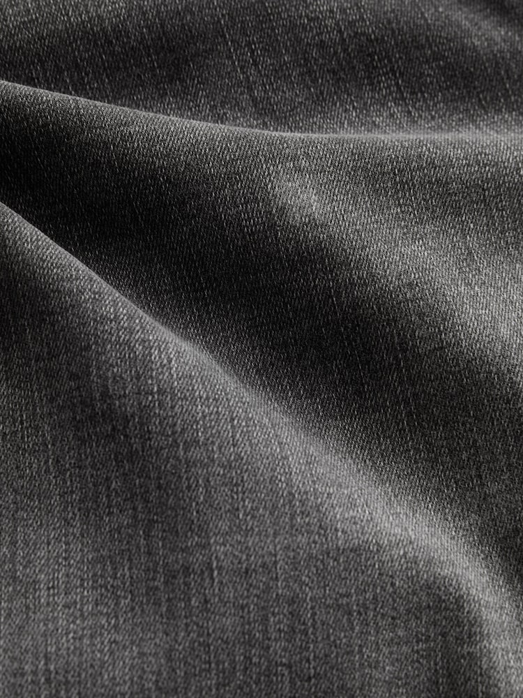 Dark Grey Straight Fit Motion Flex Denim Shorts - Image 10 of 10 Dark Grey Straight Fit Motion Flex Denim Shorts - Image 10 of 10