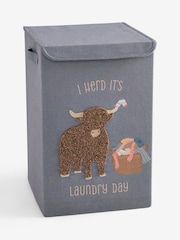 Grey Hamish Laundry Hamper - Image 1 of 1