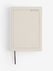 Cream Minimalist Textured A5 Notebook - Image 4 of 4