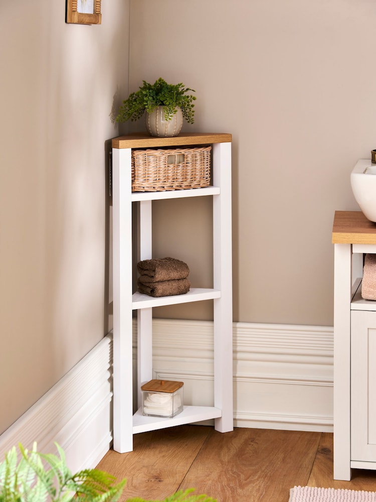 Brown Chalk Malvern Corner Table - Image 2 of 4 Brown Chalk Malvern Corner Table - Image 2 of 4