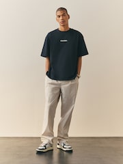 Nothing Ordinary Black Master Font Relaxed Fit Graphic Heavyweight T-Shirt - Image 3 of 6