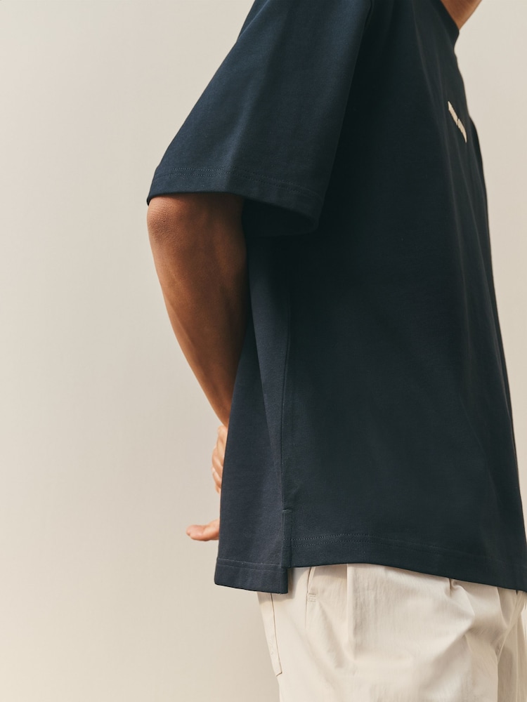 Nothing Ordinary Black Master Font Relaxed Fit Graphic Heavyweight T-Shirt - Image 6 of 6