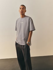 Nothing Ordinary Grey Master Font Relaxed Fit Graphic Heavyweight T-Shirt - Image 2 of 6