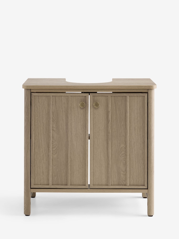 Mid Natural Delamere Under Sink Storage Cabinet - Image 1 of 3