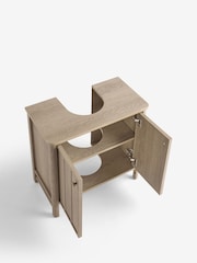 Mid Natural Delamere Under Sink Storage Cabinet - Image 8 of 8