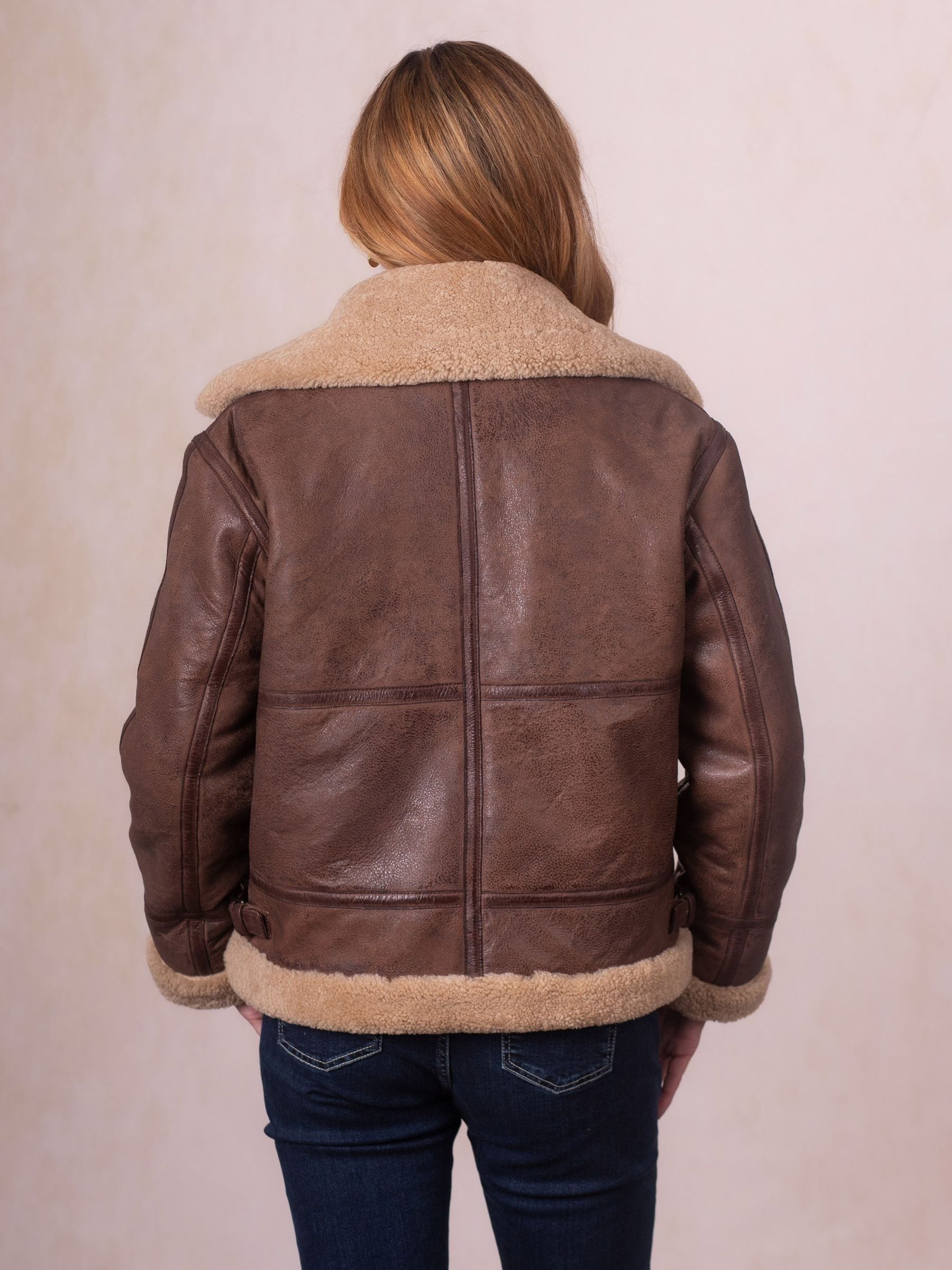 Buy Lakeland Leather Brown Aviator Jacket from Next Indonesia