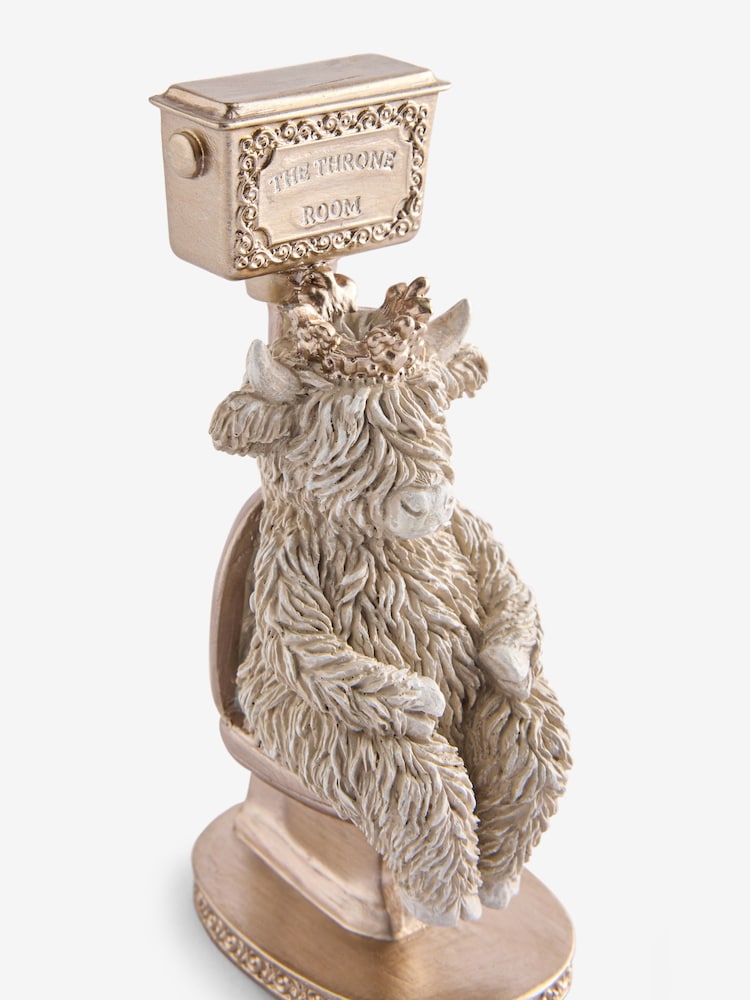 Глам Hamish the Highland Cow әшекейі - 5суретінің 5 суреті Глам Hamish the Highland Cow әшекейі - 5суретінің 5 суреті