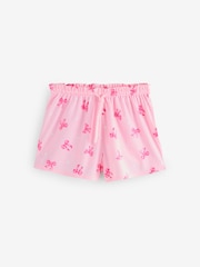 Boux Avenue Pink Bow & Heart Print Short Pyjamas In a Bag - Image 10 of 12