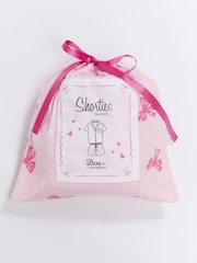 Boux Avenue Pink Bow & Heart Print Short Pyjamas In a Bag - Image 12 of 12