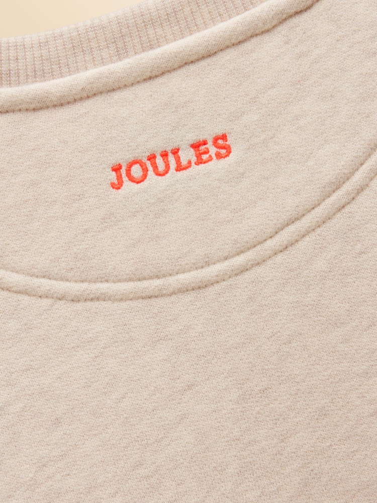 燕麦 - Joules 儿童 Sundaze 标语圆领运动衫 - 5的图像5｝