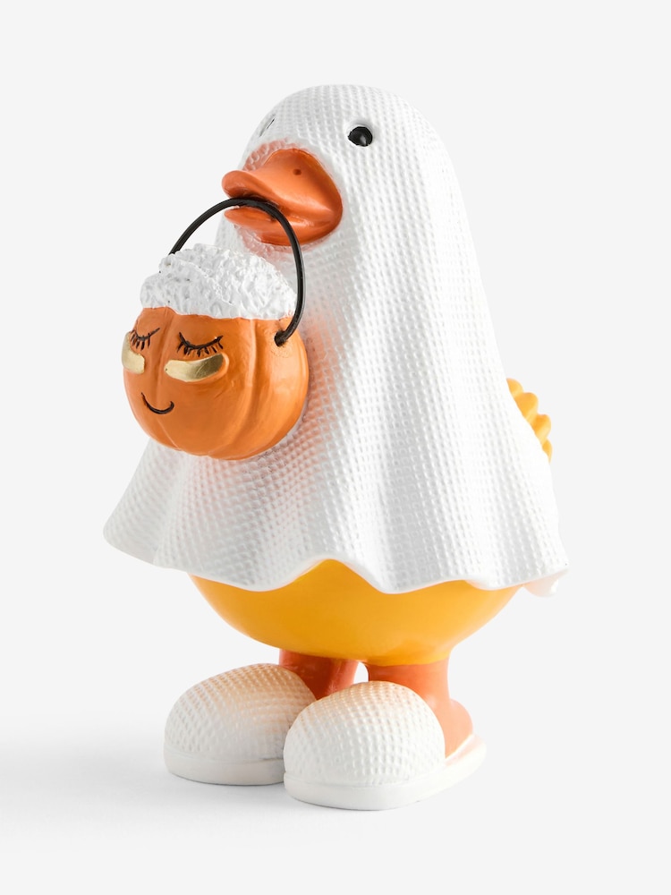 Adorno de pato disfrazado de fantasma de Halloween - Imagen 1 de 3