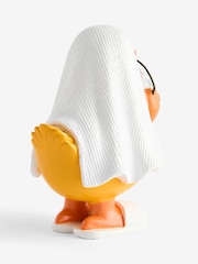 White Halloween Ghost Duck Ornament - Image 5 of 5