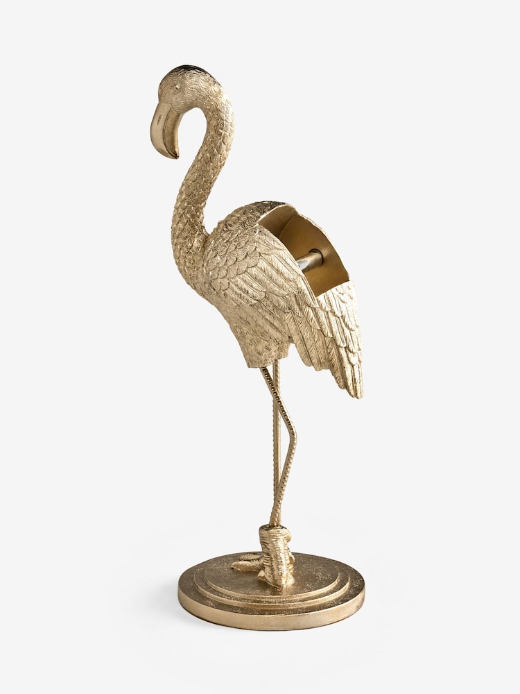 Bronze Felicity the Flamingo Toilet Roll Stand - Image 1 of 1