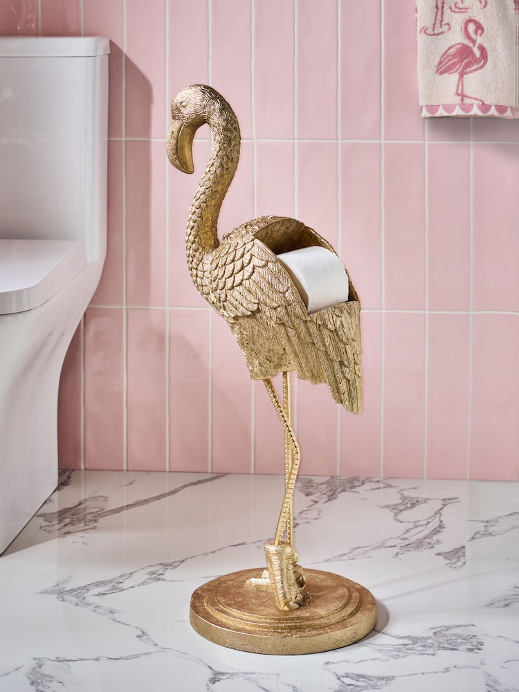Suport pentru hârtie igienică Felicity Flamingo - Imaginea 2 din 5