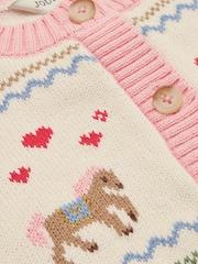 Cardigã de malha Pippa para meninas da Joules - Imagem 4 de 5