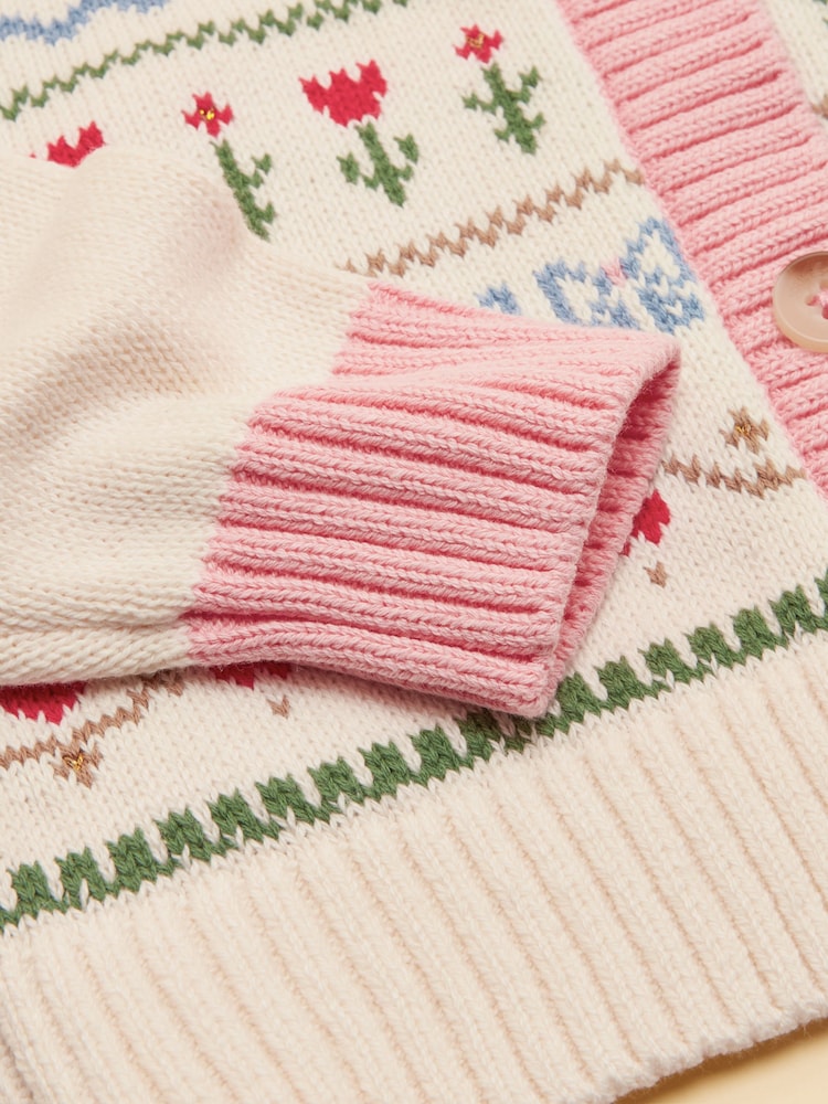 Cardigã de malha Pippa para meninas da Joules - Imagem 5 de 5