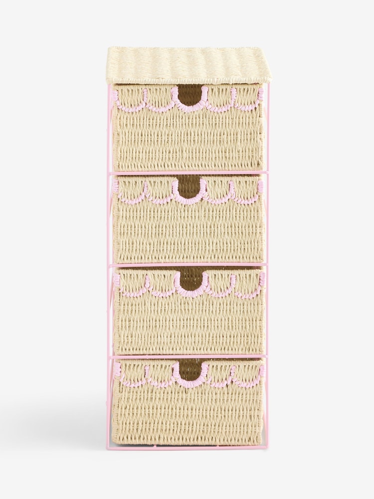 Natural Scallop Weave Drawers - Image 1 of 3