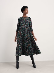 Seasalt Cornwall Black Line Strokes Dress - Image 1 of 5