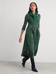 Seasalt Cornwall Green Veronica Dress - Image 1 of 5