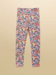 Cream Ditsy - Leggings de punto Deedee para niña de Joules - Imagen 2 de 3