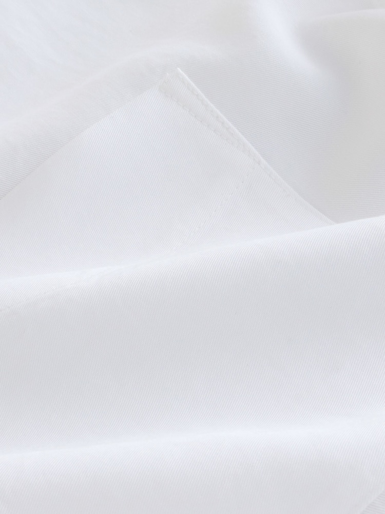 Blanc - N. Premium 100% TENCEL™ Lyocell Chemise à manches longues - Image 4 de 4