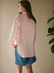 Rose clair - N. Premium 100% TENCEL™ Lyocell Chemise à manches longues - Image 3 de 7