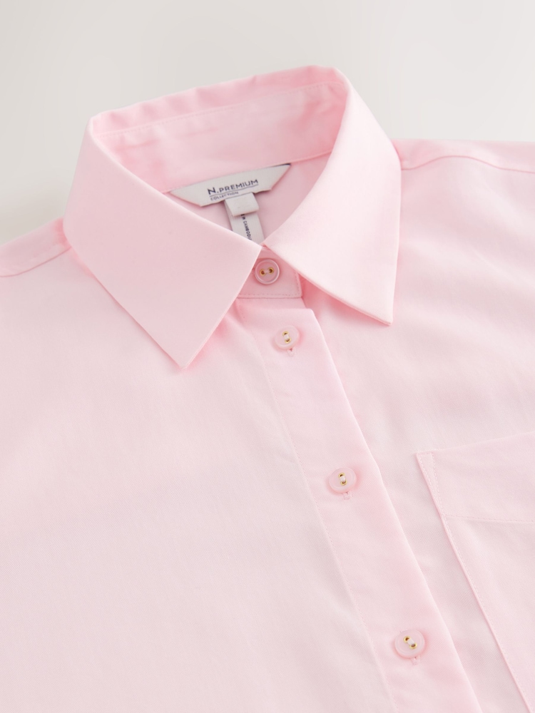 Rose clair - N. Premium 100% TENCEL™ Lyocell Chemise à manches longues - Image 7 de 7