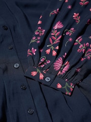 Seasalt Cornwall Blue High Woods Shirt - Image 5 of 5