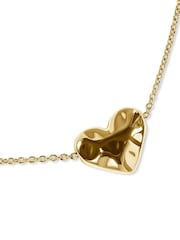 Radley Gold 18ct Gold Plated Hammered Heart Friendship Bracelet - Image 2 of 3