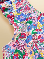Joules Girls' Splash Pink Ditsy Swimming Costume - Image 4 of 5