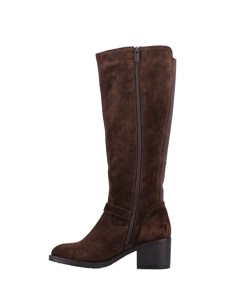 Hush Puppies Heidi Brown Boots - Image 2 of 4
