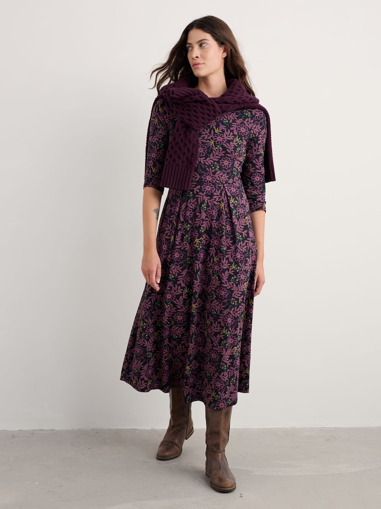 Seasalt Cornwall Purple Veronica Dress - Image 1 of 5 Seasalt Cornwall Purple Veronica Dress - Image 1 of 5