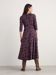 Seasalt Cornwall Purple Veronica Dress - Image 3 of 5