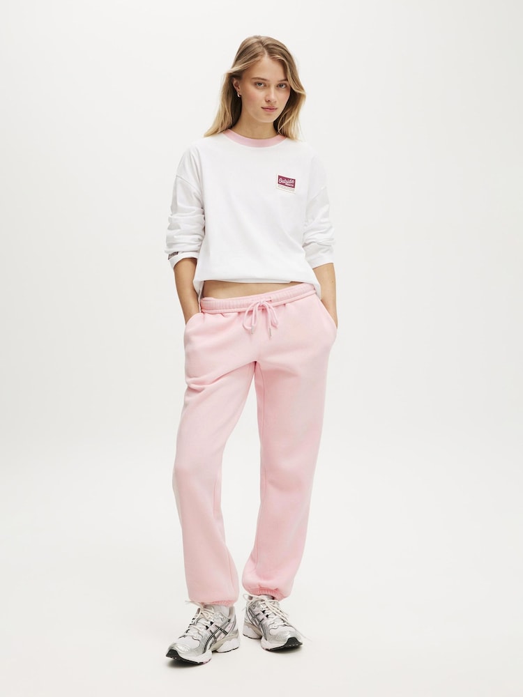 Cotton On White Long Sleeve Graphic Crew Top - Image 2 of 4
