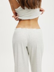 Grau - Cotton On Waffle Wide Leg Pyjama Trousers - Bild 4 von 4