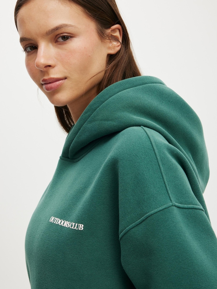 Cotton On Green Plush Premium Graphic Hoodie - Image 4 of 4 Cotton On Green Plush Premium Graphic Hoodie - Image 4 of 4