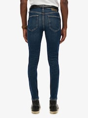 Superdry Blue Vintage Skinny Jeans - Image 6 of 8