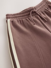 Chocolate Brown Side Stripe Wide Leg Jogger (3-16yrs) - Image 8 of 8