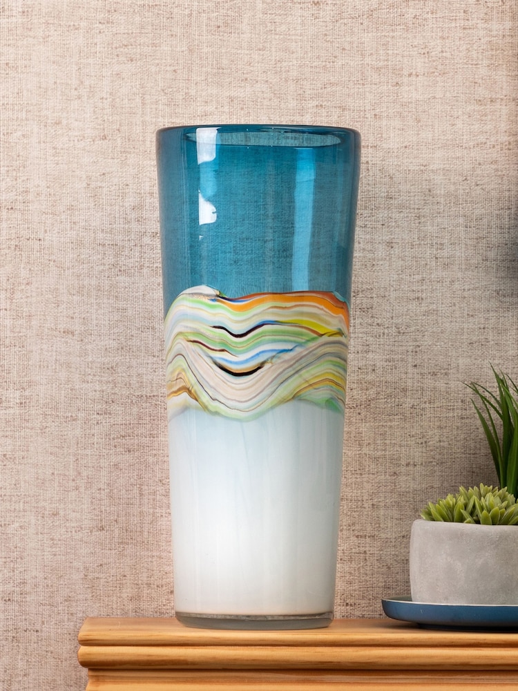 Voyage Maison Agate Rhian Hand-Blown Glass Vase - Image 1 of 3 Voyage Maison Agate Rhian Hand-Blown Glass Vase - Image 1 of 3