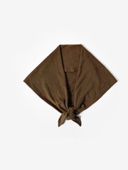 Mint Velvet Green Wrap Triangle Knit Scarf - Image 3 of 4