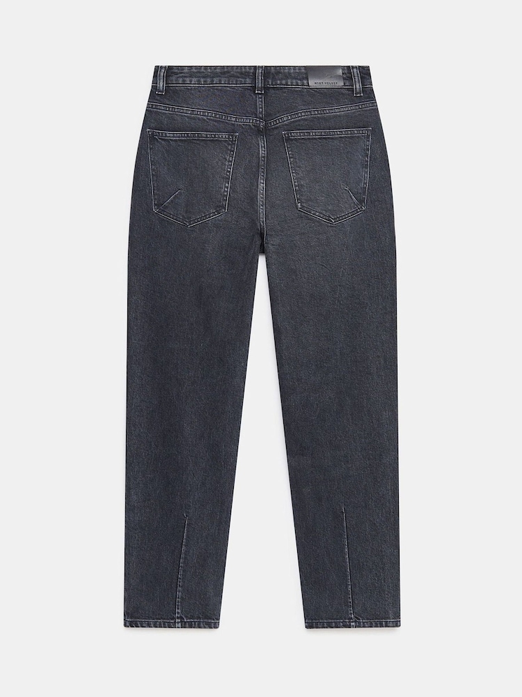 Mint Velvet Black Washed Slim Jeans - Image 9 of 9