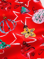 Red Christmas Swimsuit (3-8yrs) - Image 3 of 4