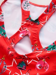 Red Christmas Swimsuit (3-8yrs) - Image 4 of 4