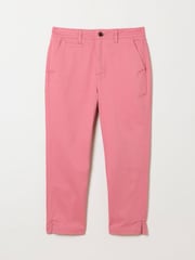 FatFace Farnham Pink Cropped Slim Chino Trousers - Image 7 of 7